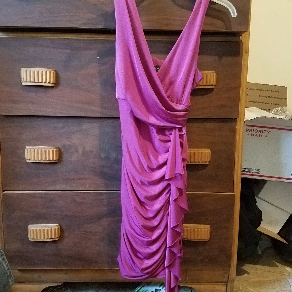 Purple semi formal dress
